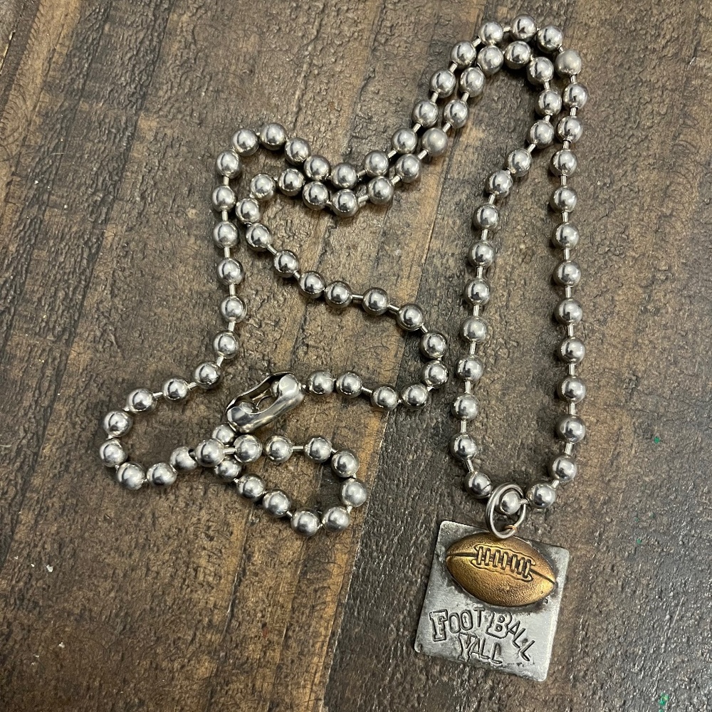Football necklace